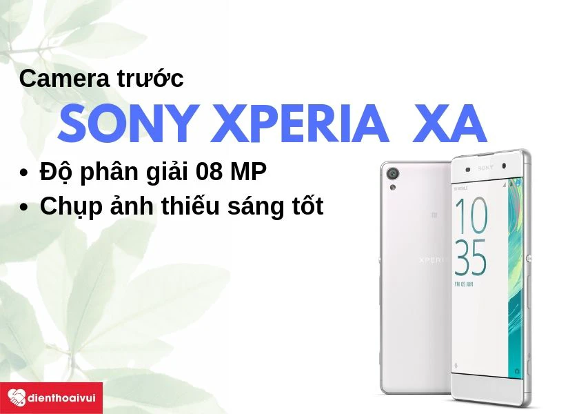Sony Xperia XA: Camera 8MP chụp ảnh thiếu sáng chất lượng