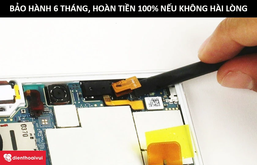 chính sách bảo hành 6 tháng và cam kết hoàn tiền toàn bộ chi phí