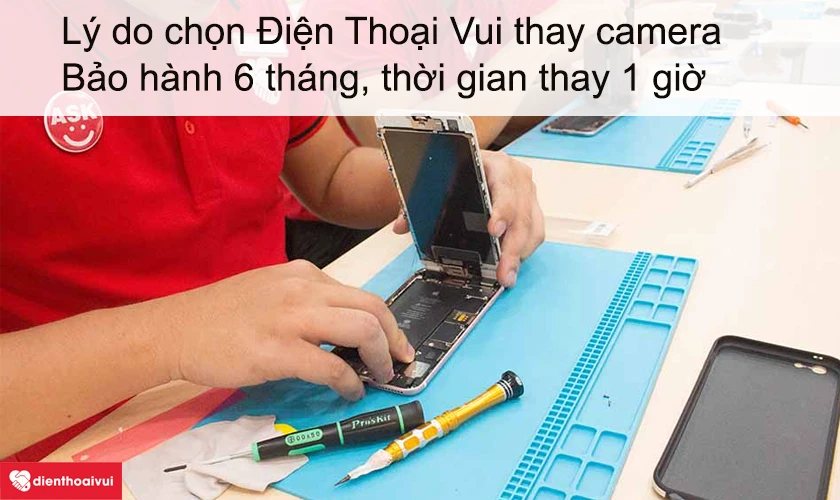 Dịch vụ thay camera trước iPad Pro 10.5 giá rẻ lấy ngay tại Điện Thoại Vui
