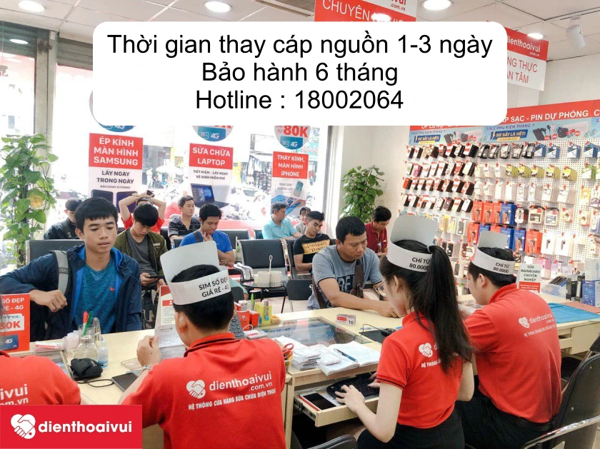 Dịch vụ thay cáp nguồn iPad 2 uy tín, chính hãng tại Hà Nội và TP. Hồ Chí Minh