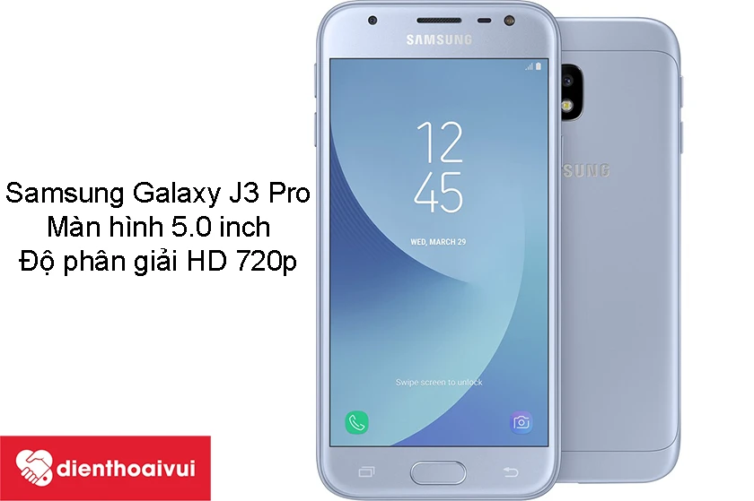 Samsung Galaxy J3 Pro - màn hình 5.0 inch, độ phân giải HD 720p