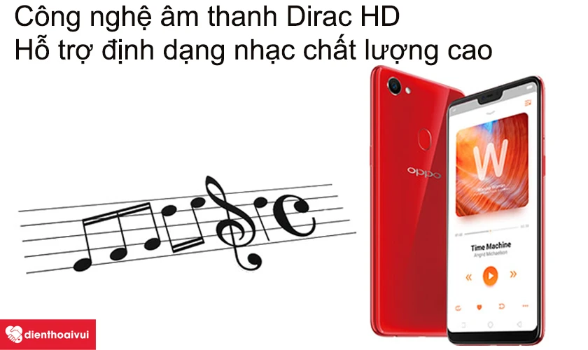 Công nghệ âm thanh Dirac HD hỗ trợ định dạng nhạc chất lượng cao