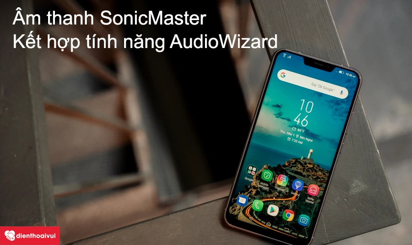 Asus Zenfone 5 - Âm thanh SonicMaster kết hợp tính năng AudioWizard