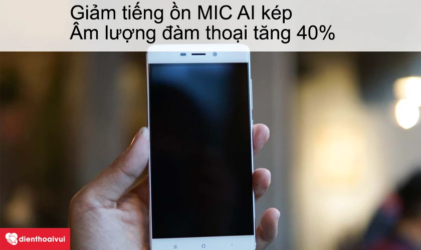 Giảm tiếng ồn MIC AI kép, âm lượng đàm thoại tăng 40%