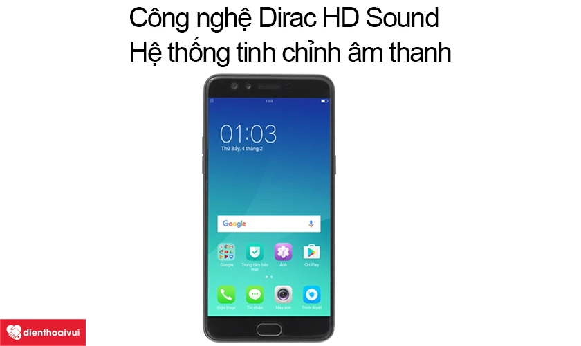 Công nghệ Dirac HD Sound và hệ thống tinh chỉnh âm thanh