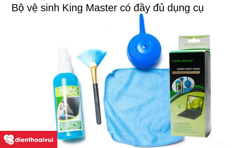 Bộ vệ sinh laptop - điện thoại King Master