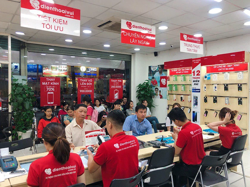 Thay màn hình iPhone 7 chính hãng Pi-sen tại Điện Thoại Vui