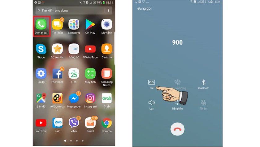 Cách ghi âm cuộc gọi trên Samsung Galaxy J7 Pro