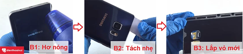 Hướng dẫn tự thay nắp lưng Samsung Galaxy Note 5 tại nhà