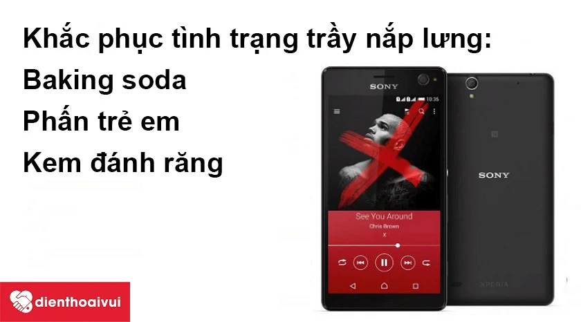 Khắc phục tình trạng Sony Xperia C4 bị trầy nắp lưng