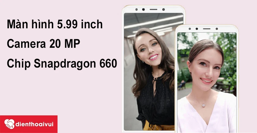 Xiaomi Mi A2 màn hình 5.99 inch HD sắc nét, mạnh mẽ với Snapdragon 660