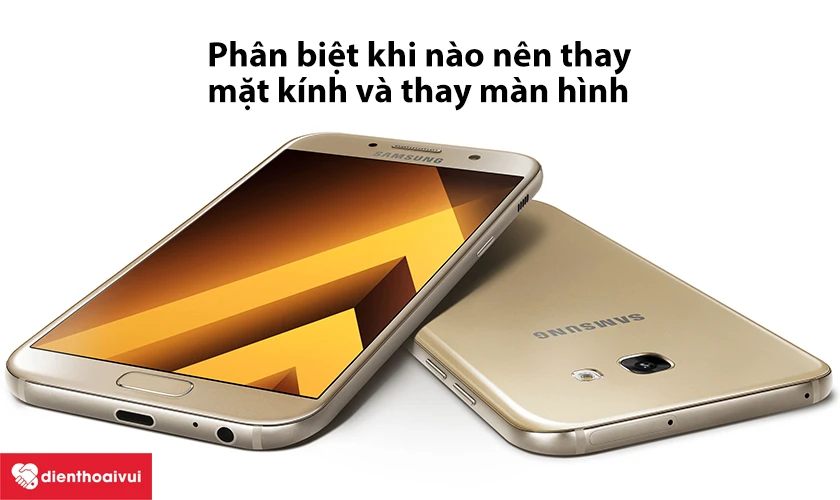 Phân biệt khi nào nên thay mặt kính và thay màn hình