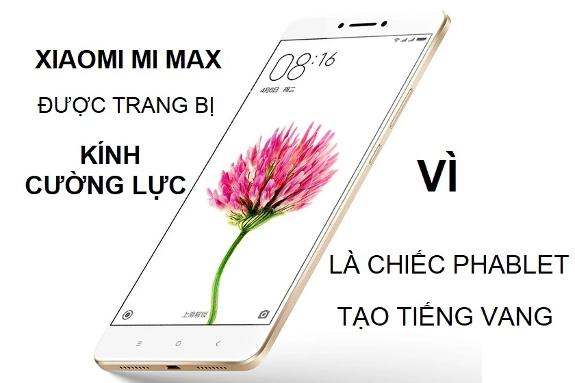 Xiaomi Mi Max đã được Xiaomi trang bị kính cường lực, phải chăng đã thay đổi?