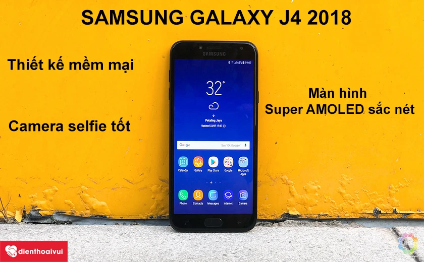 Samsung Galaxy J4 2018 mang lại trải nghiệm tốt ở phân khúc giá rẻ
