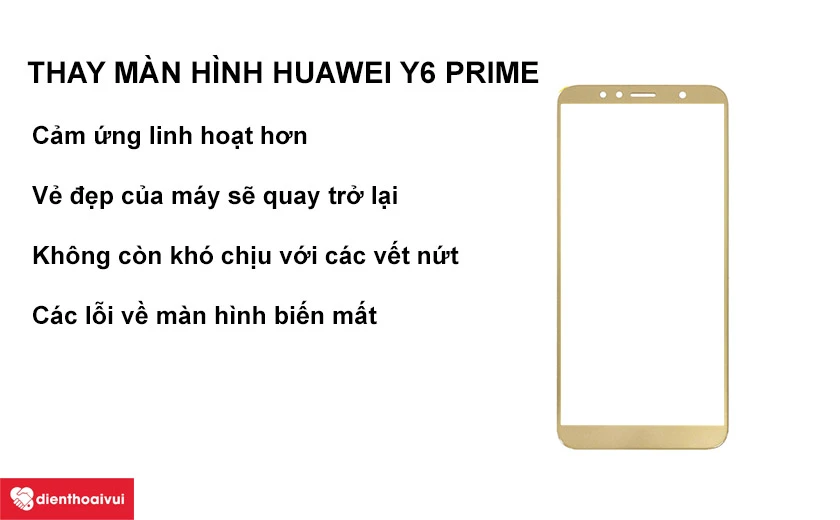 thay màn hình Huawei Y6 Prime