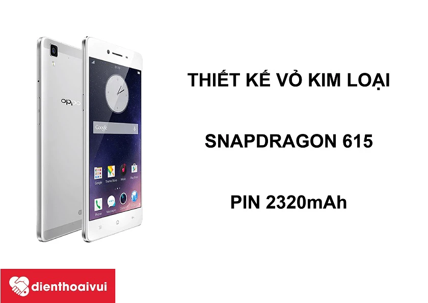 Oppo R7 Lite – Thiết kế kim loại nguyên khối mang lại vẻ sang trọng, tinh tế