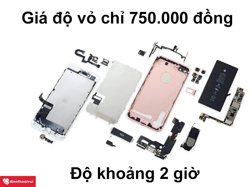 Độ vỏ iPhone 7 lên 8 giá bao nhiêu tiền? Thời gian độ vỏ bao lâu?