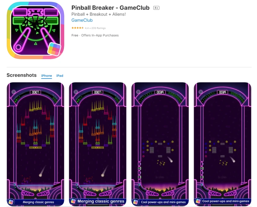 Pinball Breaker Forever - Apple Arcade
