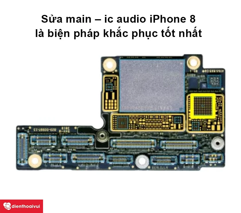 sửa main ic audio iphone 8
