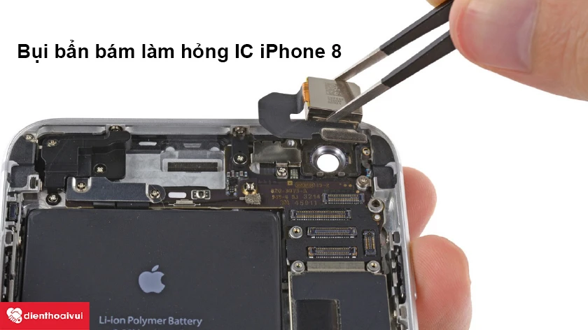 Nguyên nhân làm cho main – IC iPhone 8 hỏng cần sửa