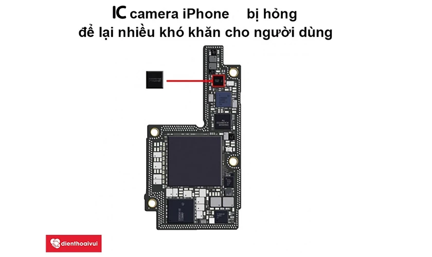 IC camera iPhone Xs Mã lỗi gây khó khăn khi sử dụng