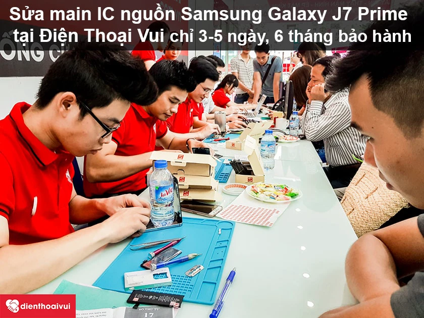 Dịch vụ sửa main IC nguồn Samsung Galaxy J7 Prime uy tín, chất lượng cao tại Điện Thoại Vui
