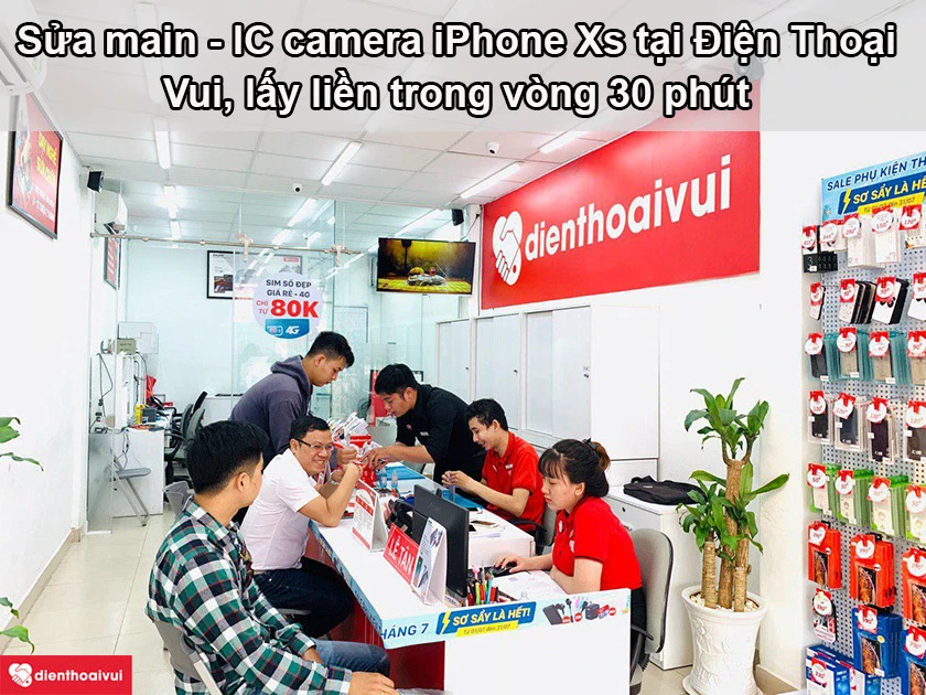 Sửa main - IC camera iPhone Xs tại Điện Thoại Vui