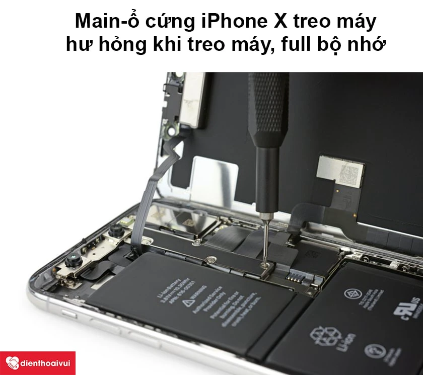 Sửa main – ổ cứng iPhone X