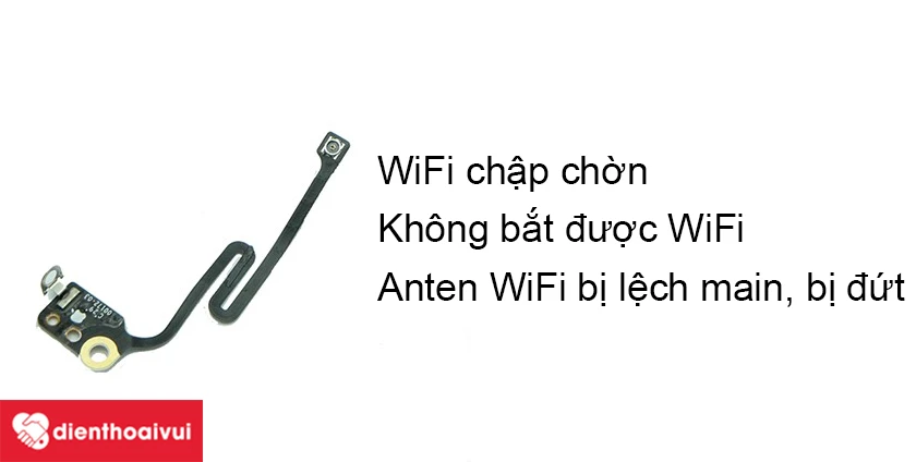 Những biểu hiện iPhone 6 Plus đã bị hư anten WiFi