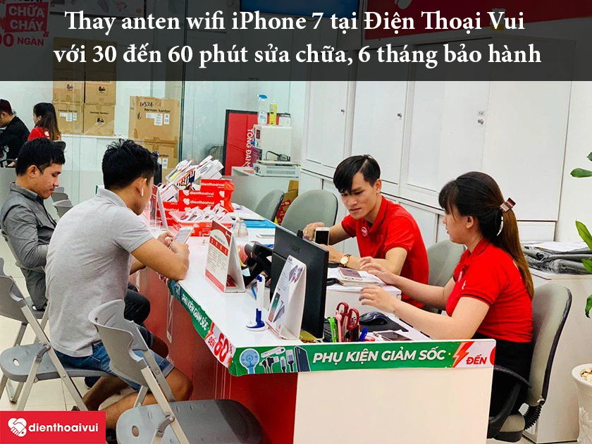 Địa chỉ thay anten wifi iPhone 7 uy tín, chất lượng cao tại Hà Nội và Hồ Chí Minh