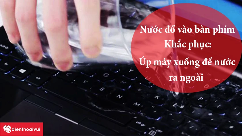 Nước là tác động khiến cho bàn phím laptop HP Envy bị hư hỏng