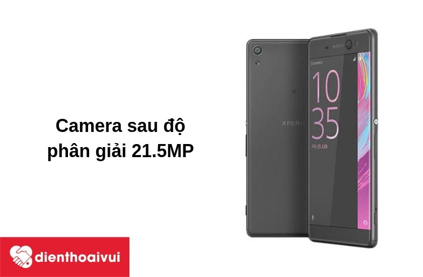 Sony Xperia XA Ultra được trang bị camera sau độ phân giải 21.5MP chụp ảnh ấn tượng sắc nét hoàn hảo