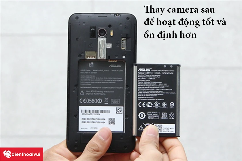 Thay camera mới