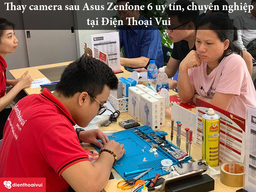 Thay camera sau Asus Zenfone 6 uy tín, chuyên nghiệp tại Điện Thoại Vui