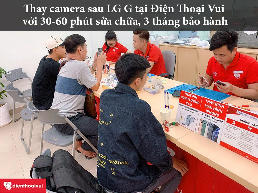 Thay camera sau cho LG G uy tín, lấy ngay tại cửa hàng Điện Thoại Vui