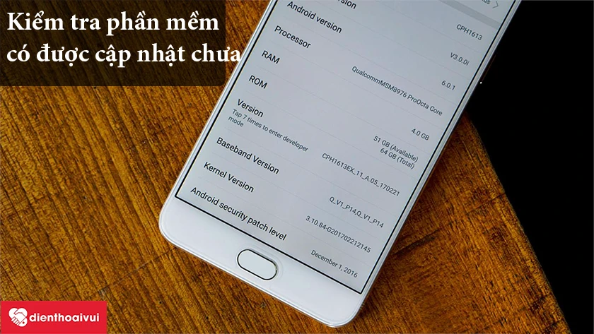Hướng dẫn cách sửa Oppo F3 Plus bị lỗi camera sau - Cập nhật phân mềm mới nhất
