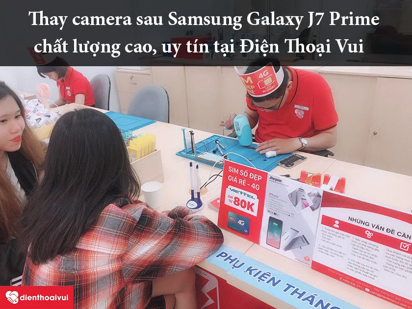 Thay camera sau Samsung Galaxy J7 Prime chất lượng cao, uy tín tại Điện Thoại Vui