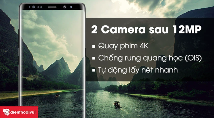 Samsung Galaxy Note 8 – camera xóa phông 12 MP