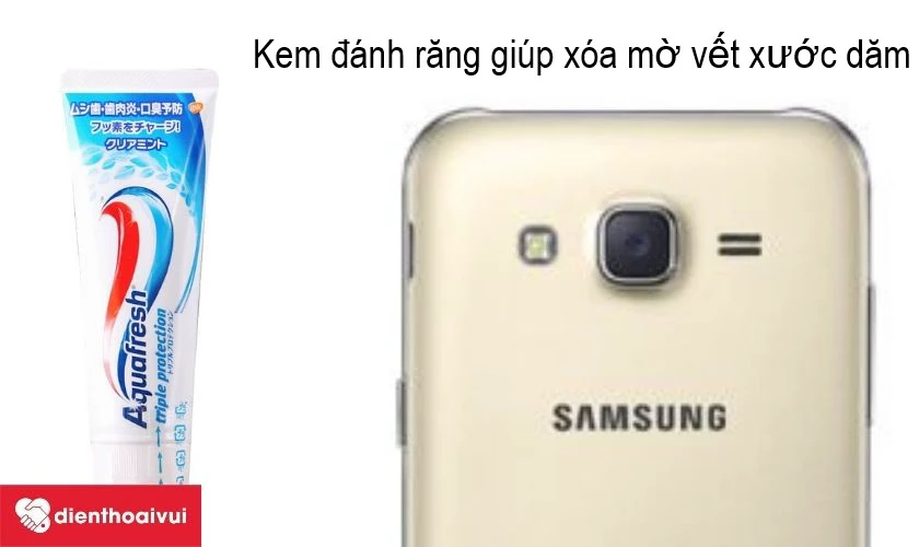Những mẹo có thể giúp bạn xóa mờ vết xước nhẹ trên kính của camera sau Samsung Galaxy J5 2015