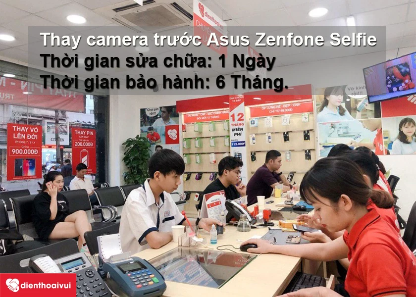 Thay camera trước Asus Zenfone Selfie tại Điện Thoại Vui - nhanh chóng, chất lượng, giá cả hợp lý