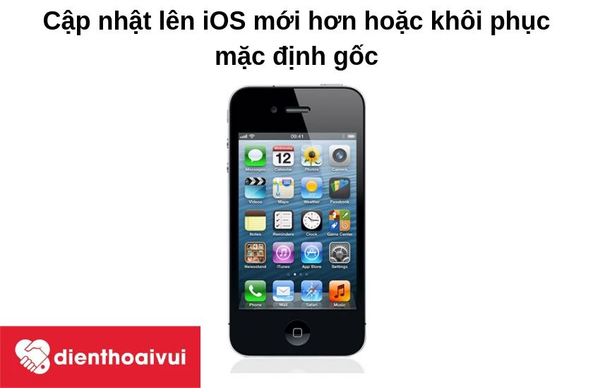 Cập nhật lên iOS mới hơn