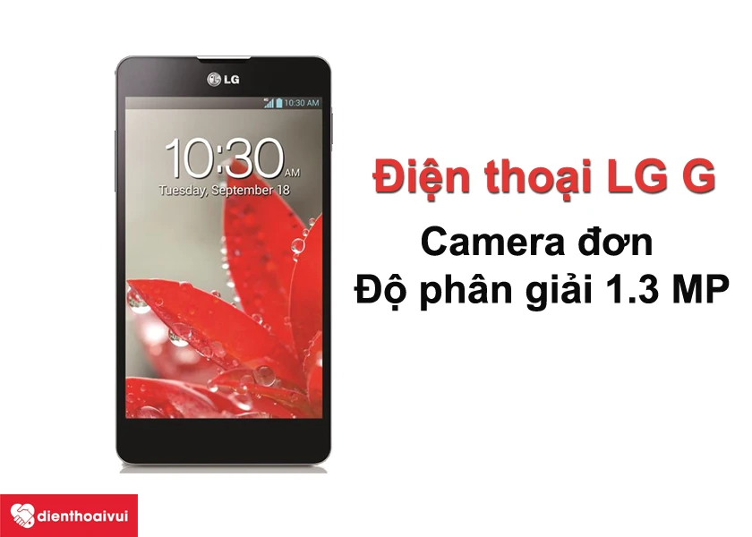 Điện thoại LG G: Thiết kế tinh tế cùng với camera selfie 1.3 MP