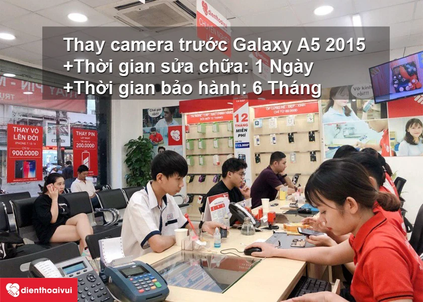 Thay camera trước Samsung Galaxy A5 2015 tại Điện Thoại Vui - nhanh chóng, chất lượng, giá cả hợp lý