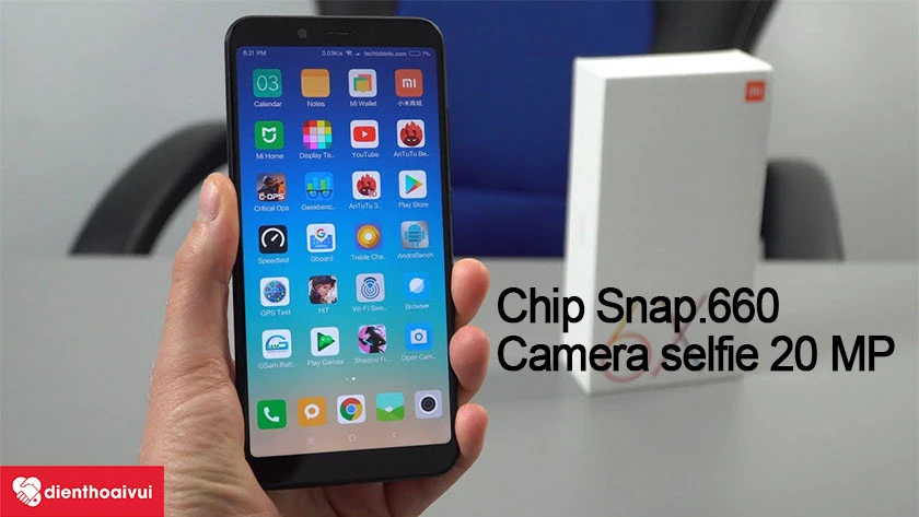 Xiaomi Mi 6X – camera selfie vô cùng ấn tượng với độ phân giải lên đến 20 MP