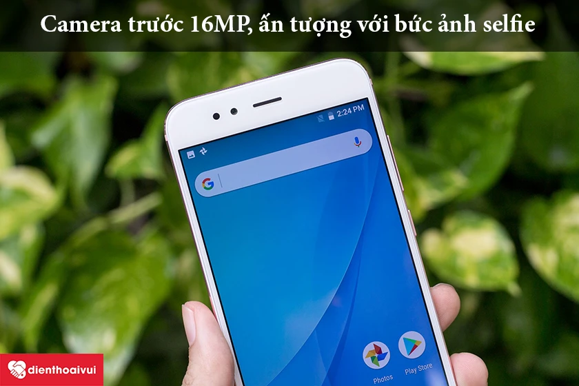 camera trước xiaomi 5x/a1 16MP, ấn tượng với bức ảnh selfie