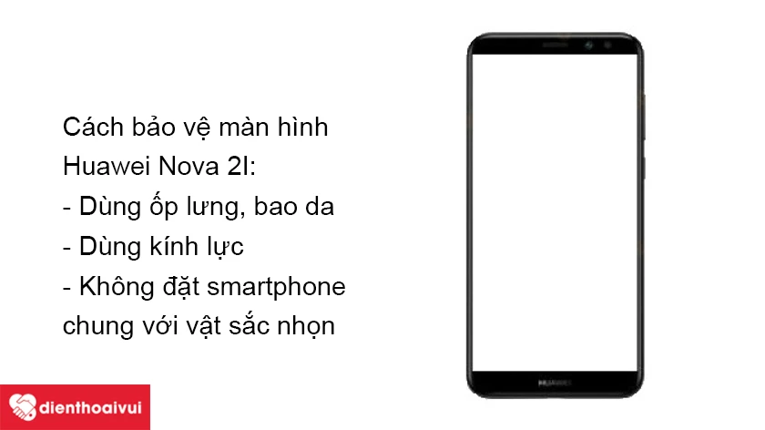Nguyên nhân kính cảm ứng Huawei Nova 2I bị hỏng