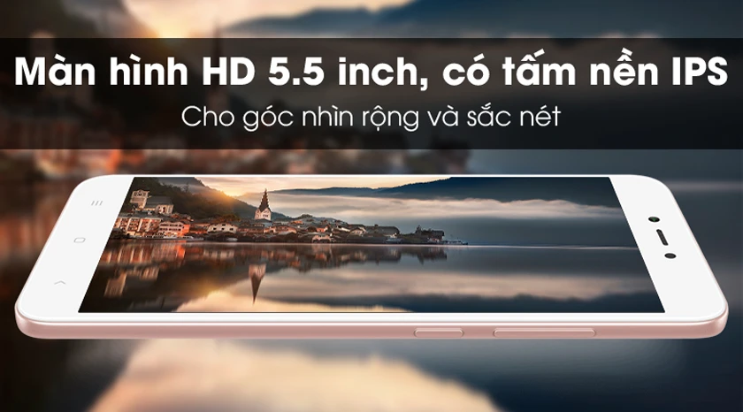 Thiết kế mỏng, nhẹ và màn hình HD 5.5inch