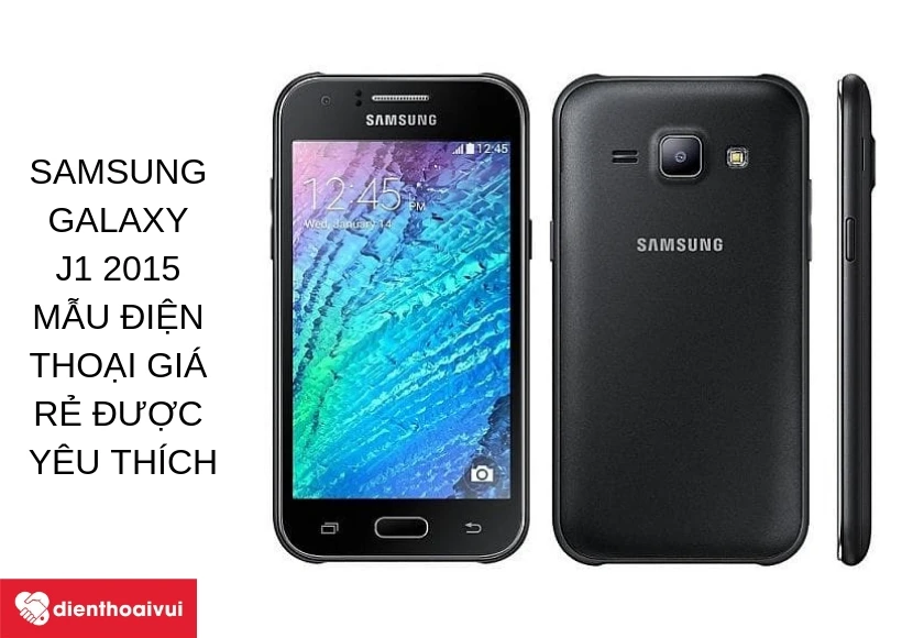 Samsung Galaxy J1 2015 cho khả năng hiển thị tương đối ổn