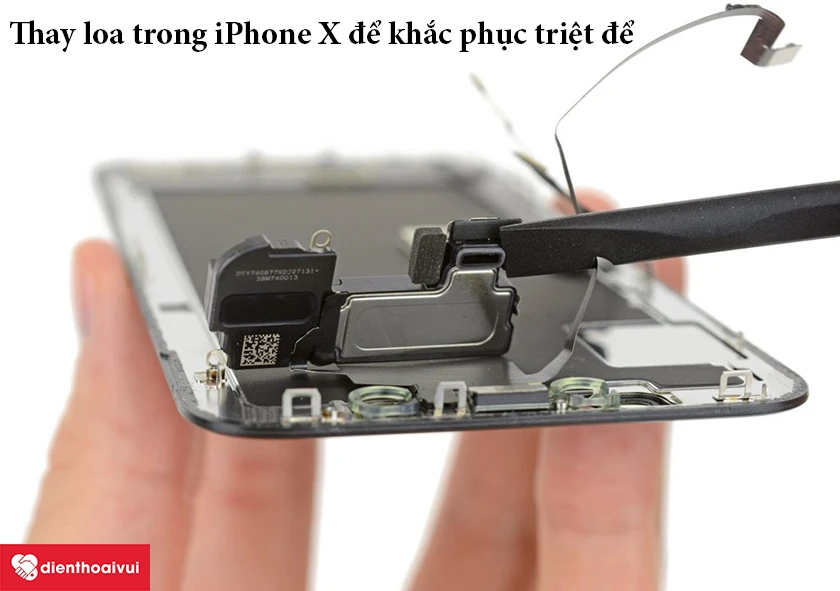 thay trong loa iPhone X