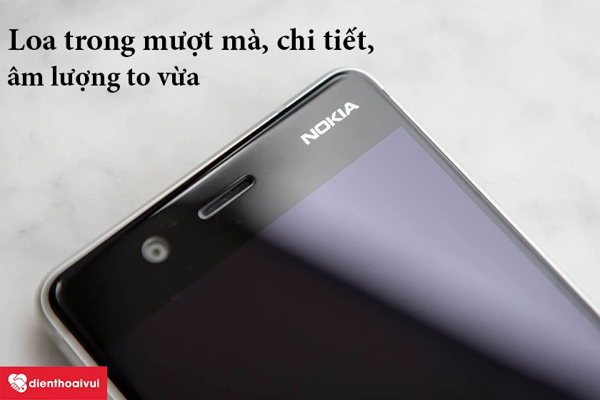 Nokia 5 – Loa trong mượt mà, chi tiết, âm lượng to vừa